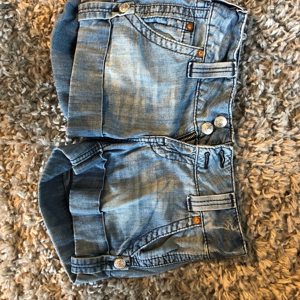 True Religion Jean shorts